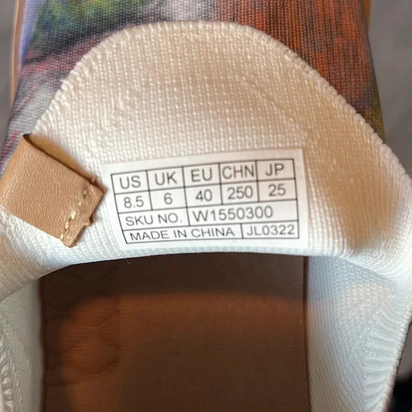 UIN Edgar Degas Ukrainian Dancers Fuerteventura Woman Slip On Sneakers, Size 8.5 - Picture 11 of 11